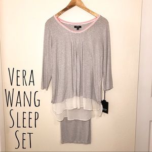 NWT Vera Wang Two Piece Sleep Lounge Set Size Med